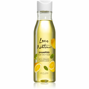 Oriflame Love Nature Organic Lemon & Mint šampon za dubinsko cišcenje za masnu kosu 250 ml