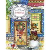 Adult Coloring Book: Nice Little Town Christmas