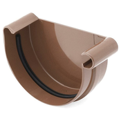 Bryza BRYZA Čelna stran žlebov RIGHT plastika O 100 mm, rjava RAL 8017