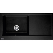 Fragranit korita FRANKE MTG 611 MYTHOS Onyx Velika posoda levo