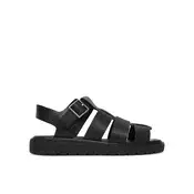 Sandali Calvin Klein Sq Molded Sndl Fisher Lth HW0HW02870 Črna