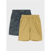 Sinsay - Pamucni šorts 2 pack - tamno siva