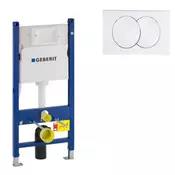 Geberit Duofix Delta Basic set + bijela tipka tipka