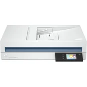 Ploski skener HP Scanjet Pro N4600 Fnw1 in samodejni podajalnik dokumentov 1200 x 1200 dpi A5 bel, 20G07A