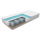 SleepCollective VZMETNICA - PREMIUM ULTIMATE MASSAGE COCO SLEEPER 25 090 x 220 cm Aloe Vera