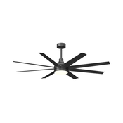 Aigostar-LED prigušiva stropni ventilator LED/24W/230V 2700-6500K 165 cm + daljinski upravljac, crni
