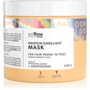 so!flow Medium Porosity maska za lase proti krepastim lasem 400 ml