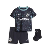PUMA Olympique de Marseille 26/27 Away Baby Kit Toddlers, Shop, Navy/Baltic Sea Blue, 6-9M