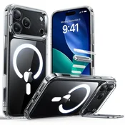 Hibridni ovitek ESR Classic Hybrid HaloLock Kickstand za iPhone 17 Pro - clear