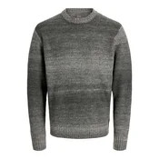 JACK & JONES Pulover JJMazon oliva/meta/temno zelena