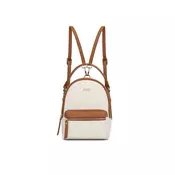Kazar Nahrbtnik svetlo rjava/bela