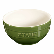 Jedilna skleda, 400 ml, zelena, keramika, Staub