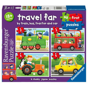 Ravensburger Moja prva sestavljanka: Vozila 4v1 (2,3,4,5 kosov)