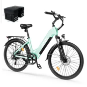 Eskute Električno mestno kolo ESKUTE C202, Step-Through 26, 48V 17,5Ah, 7 prestav, zeleno, (5000242017)