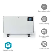 WiFi Grijalica | 2000 W | Podesivi Termostat | Bijela |NEDIS SmartLife
