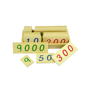 Montesori Drvene numericke plocice 1-9000 14089
