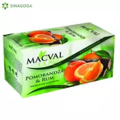 CAJ POMORANZA+RUM EXTRAVAGANZA 40GR (12) MACVAL
