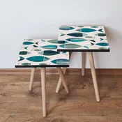 Hanah Home Set klub stocica 2Shp269, 2 komada, Šareni