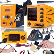 Rosfix ROSFIX PROTECH TRIO V1 KOMPLET ZA SERVISIRANJE ELEKTRONIKE (POSTAJA Z VROČIM ZRAKOM, NAPAJANJE POSTAJE ZA SPAJKANJE T12), (21739270)