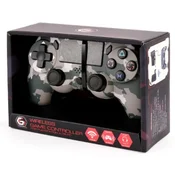 GEMBIRD JPD-PS4BT-01-CM Gembird PC/PS4 Bezicni gamepad sa dvostrukom vibracijom, Camo