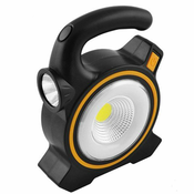 Akumulatorski LED reflektor 10W 1800 mAh 3v1 + powerbank + solarni panel