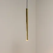 Argon Visoka svetilka Sone, v barvi medenine, z enim žarilnim telesom, 3 cm - Dnevna soba/jedilnica - medenina, črna s strukturo - Kovina
