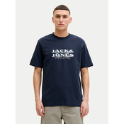 Jack & Jones Majica Fusion 12289880 Modra Regular Fit