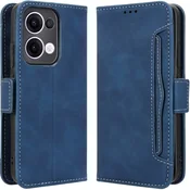 GS Preklopni ovitek za Oppo Reno 13, reža za kartico, temno moder