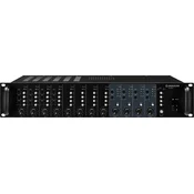 Monacor PA-M412, matrični mixer z ojačevalnikom, 4-zone, 8 in/4 out - Monacor