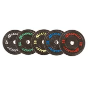 Set Hi-Temp bumper ploščatih uteži 2 x 5 - 25 kg