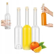 shumee 5x stekleničke FENICE 500ml z zamaškom za likerje, steklenice za vino 0,5l