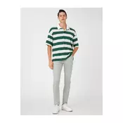 Koton Basic Gabardine Trousers with 5 Pockets Button Detailed.