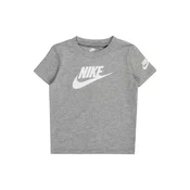 Nike Sportswear Majica FUTURA EVERGREEN pegasto siva/bela