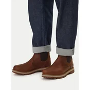 Gležnjarji Chelsea Timberland Britton Road Mid Chelsea TB0A6A4WEM61 Rjava