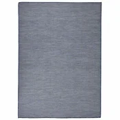 Vidaxl Zunanja preproga ploščato tkanje 200x280 cm modra