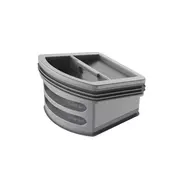 XIAOMI Filter za usisivač Wet Dry Vacuum W10 PRO, Sivi, 2 komada