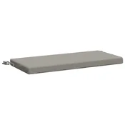 Vidaxl Blazina za klop SOEST 100% poliester Siva 60 x 40 x 5 cm
