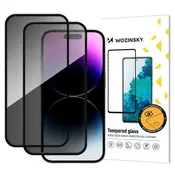 WOZINSKY Kaljeno staklo za privatnost za iPhone 17 Pro - 2 kom.