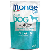 MONGE Vlažna hrana grill sosic sa bakalarom 100g