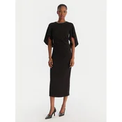 PINKO Cocktail obleka Scopone Abito 105583 A2Q2 Črna Regular Fit
