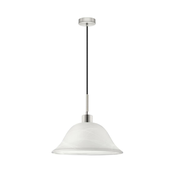 Lestenec na vrvici 1xE27/60W/230V bela