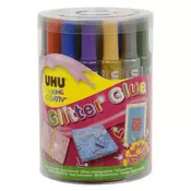 Ljepilo glitter glue 20g pk24 UHU L0180504 sortirano