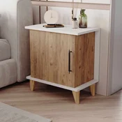Hanah Home nocni ormaric Adela, 55 cm, atlantski bor / beli