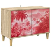 vidaXL TV omarica AACHEN 69 x 33 x 50 cm Sonoma Inženirski les