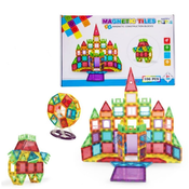 Magnetic Tiles Magnetski set za gradnju od 106 dijelova - Magnetne plocice