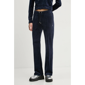 Juicy Couture Hlače Tina  marine / srebrna