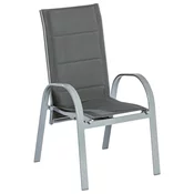 Gardenson Vrtni Stol Amalfi, 2kos, Siva