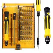 shumee ProFix MasterSet 45v1 - Natančen servisni komplet | Izvijač | Magnetni nastavki | Podaljšek | GSM | RTV | Popravila doma