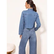 Lipsy Prehodna jakna moder denim