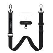 slomart Vrvica Tech-Protect C65 Rope Crossbody - črna
